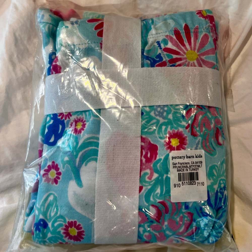 Pottery Barn Kids Floral Pajama Set - Lilly Pulitzer